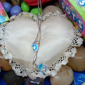 CALLURA Borealis Lariat Style Necklace Luxury Brand Cut Crystal's